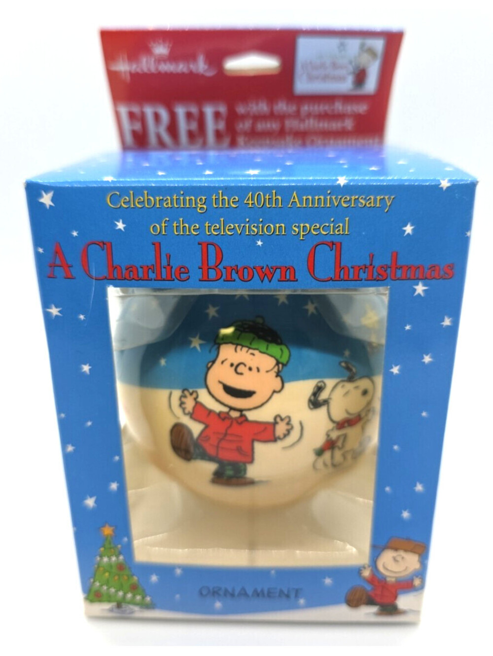 Hallmark Ornament 2005 "A Charlie Brown Christmas" 40th Anniversary NIB